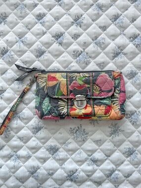Vera Bradley Floral Quilted Wristlet Wallet - Multi